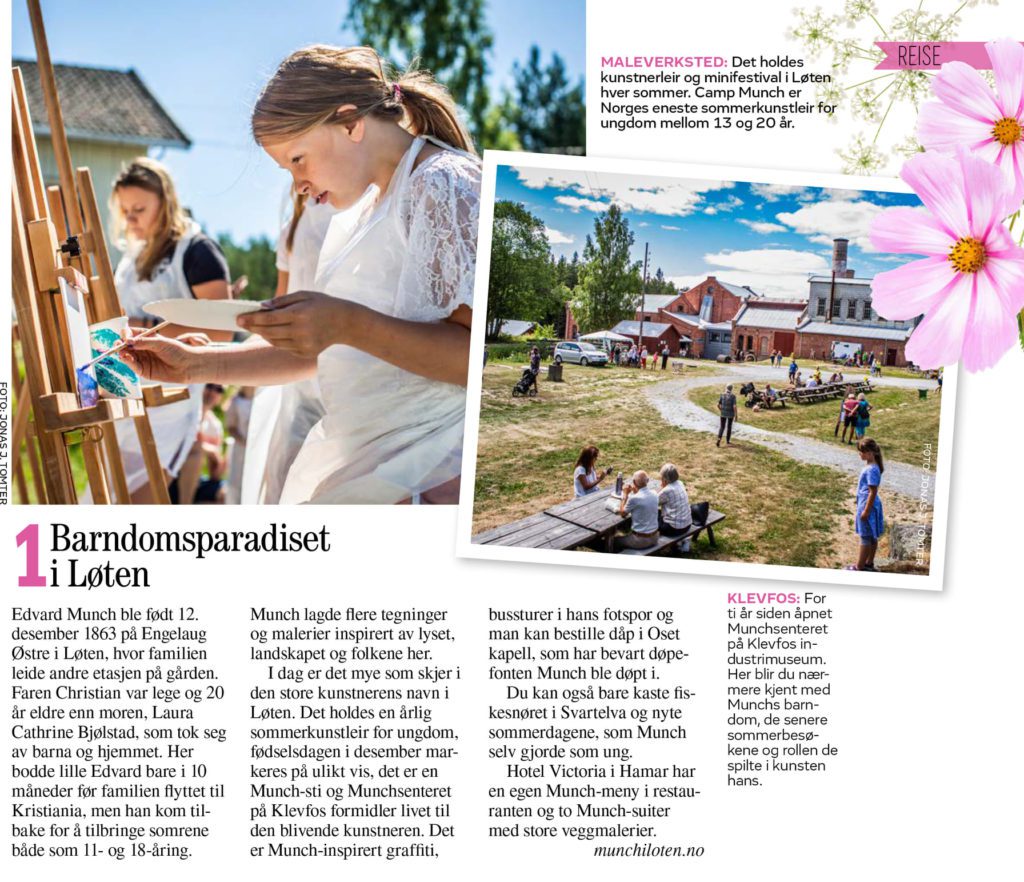 FOTO: Klipp fra hjemmet. Første utgave i august.