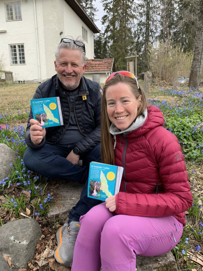 BLI MED PÅ TUR I LØTEN: Emilie Westli Andersen og Ole Eskild Dahlstrøm frister med løyper for enhver smak, og premier for barn. FOTO: HHT