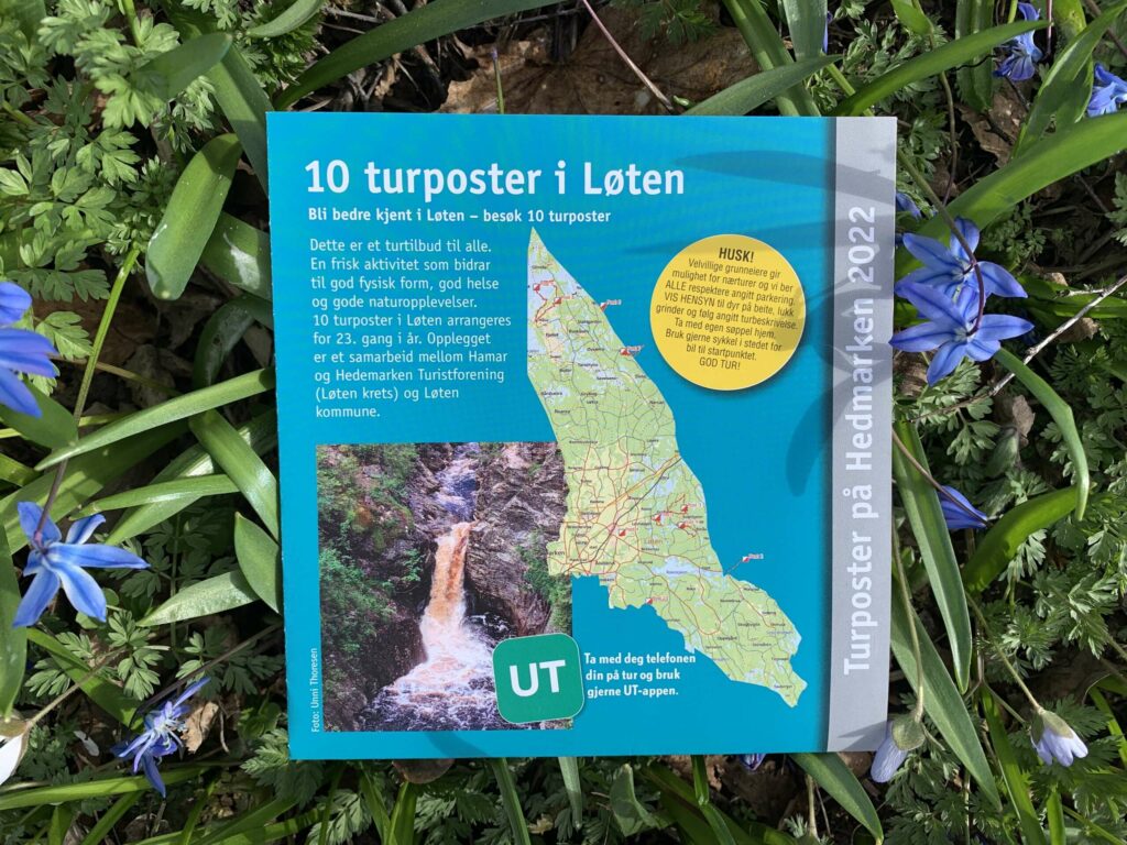 TURPOSTER I LØTEN: Turer med lengder som passer de fleste. FOTO: HHT
