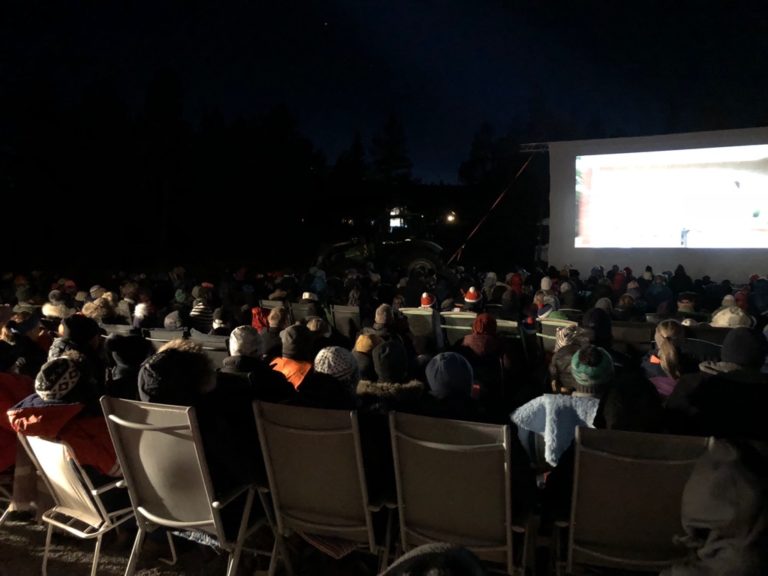 Tidligere utekino på Budor, på plassen ved Budor Gjestegård.