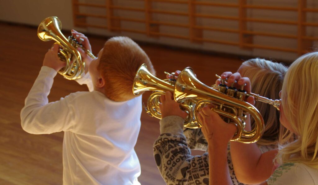 ULIKE INSTRUNTER: Under kulturskolens familiedag vil ulike instrumenter brukes. Illustrasjonsfoto: Løten Kulturskole.